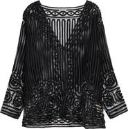 Bode Threadword Silk & Cotton Overshirt