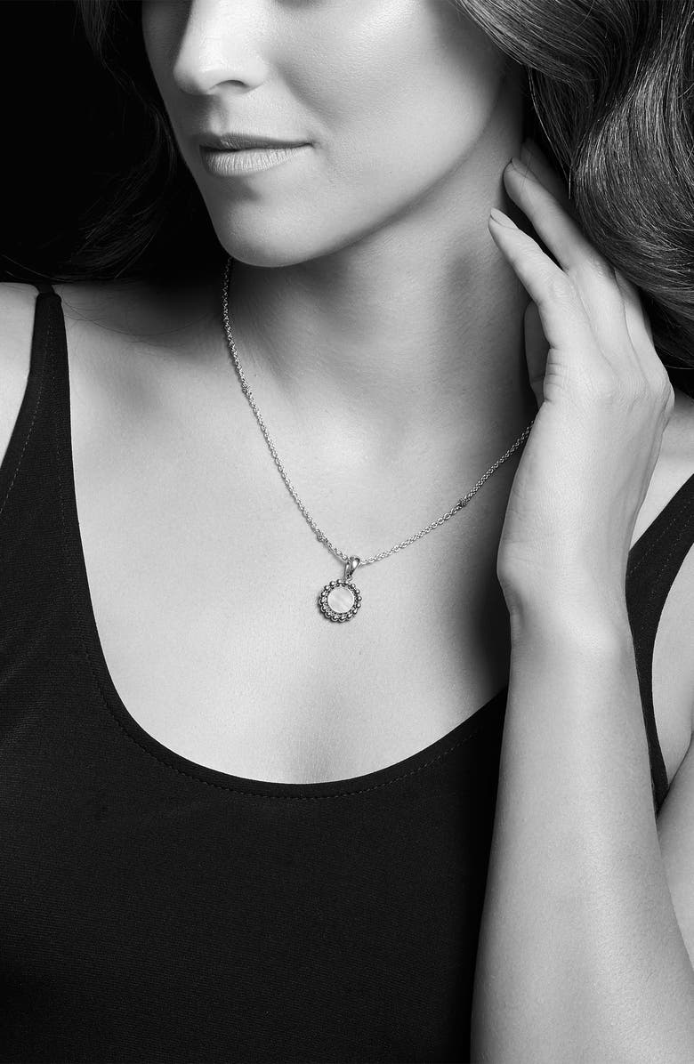 LAGOS Maya Circle Pendant Necklace, Alternate, color,