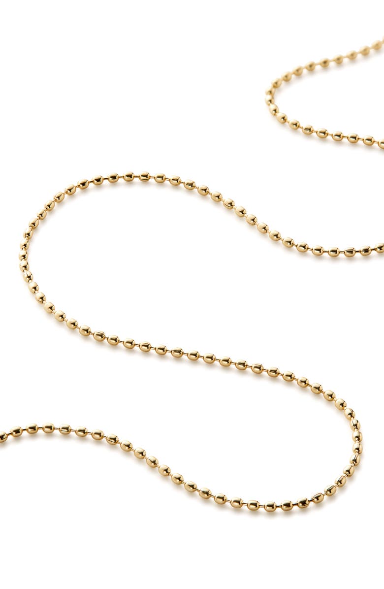 Ana Luisa Dainty Gold Necklace - Gold Ball Chain, Alternate, color, Gold
