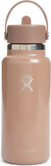 32-Ounce Wide Mouth Flex Straw Cap Water Bottle