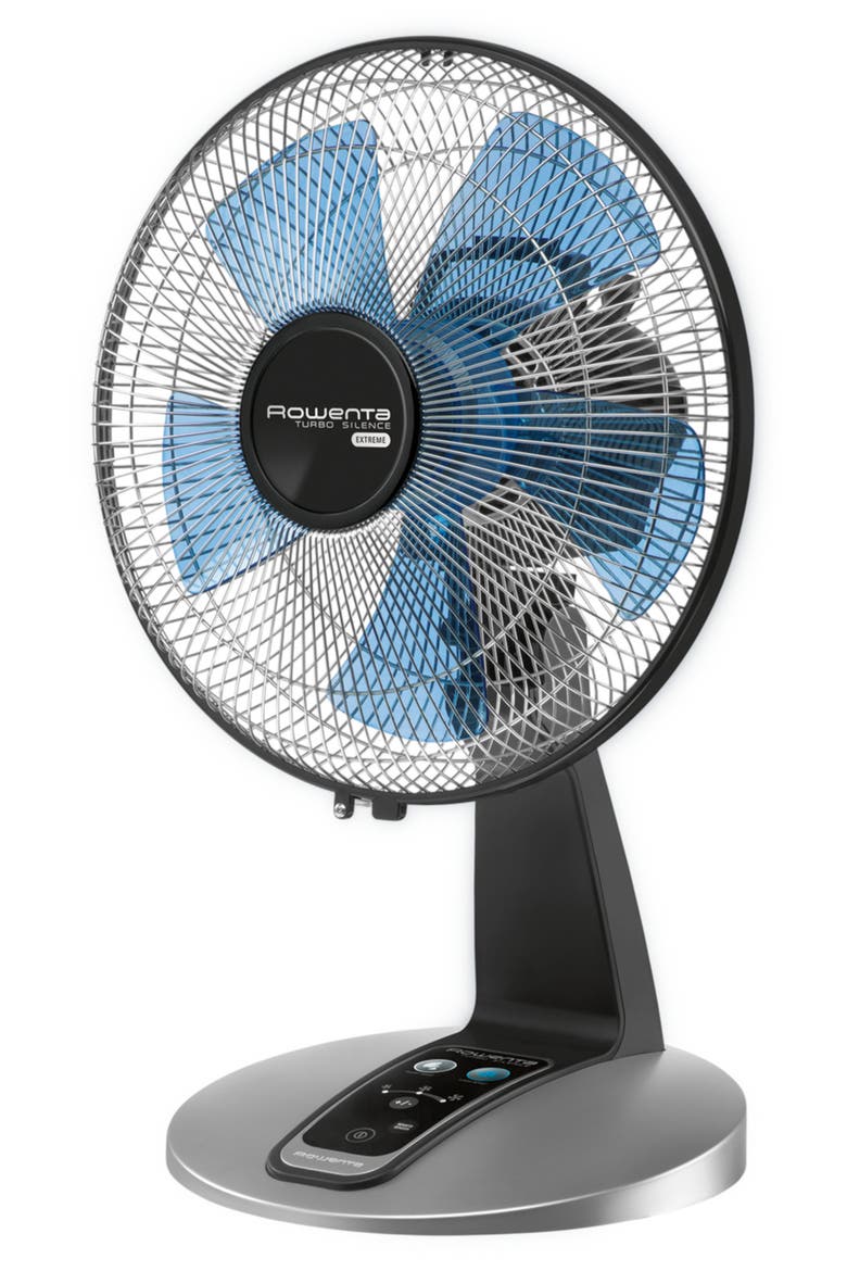 Turbo Silence Table Fan, Main, color, BLACK