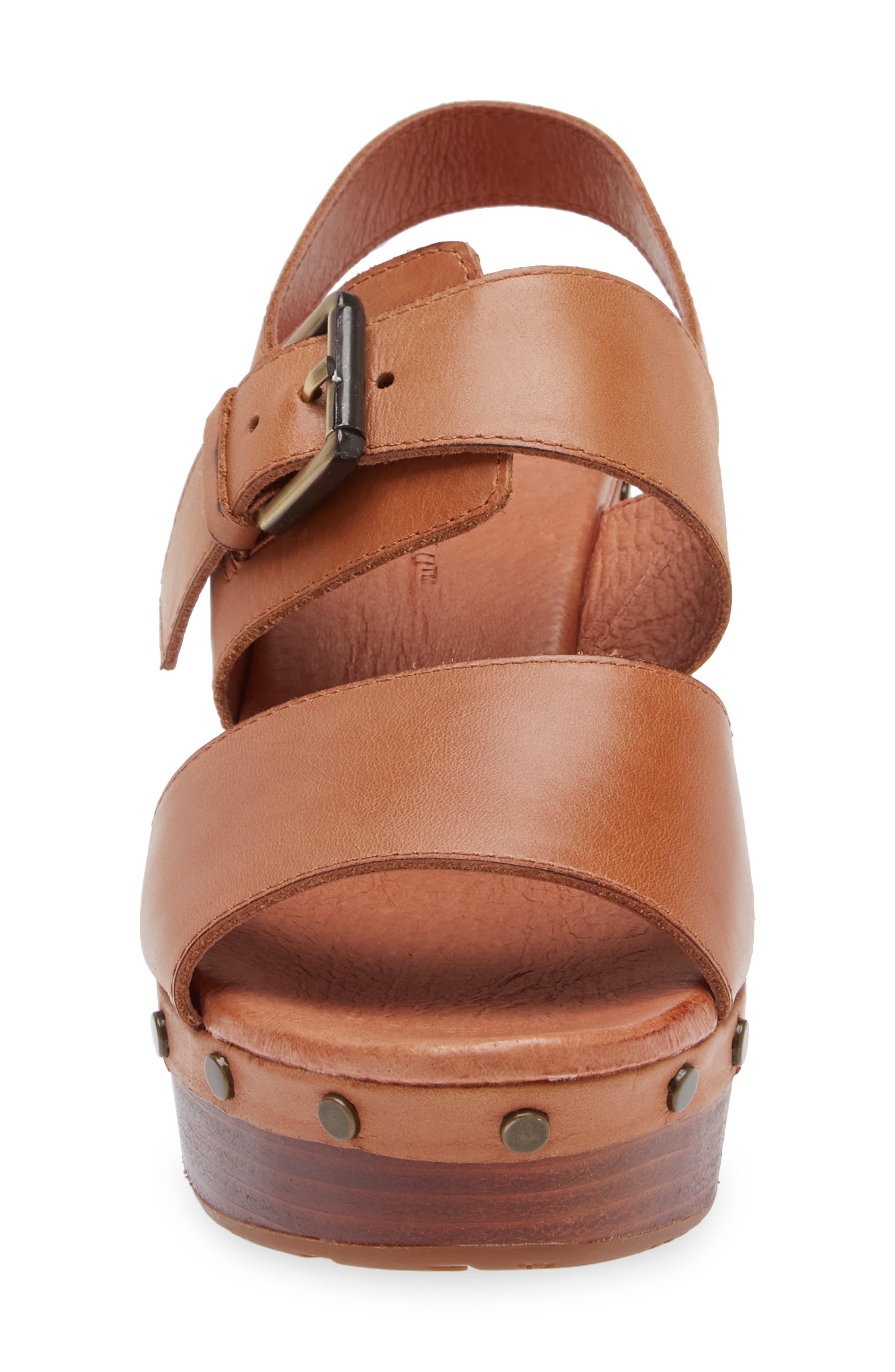 Chocolat Blu Garland Slingback Platform Sandal, Alternate, color, Whiskey Leather