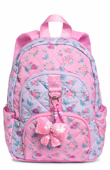 Large Floral Quilted Backpack