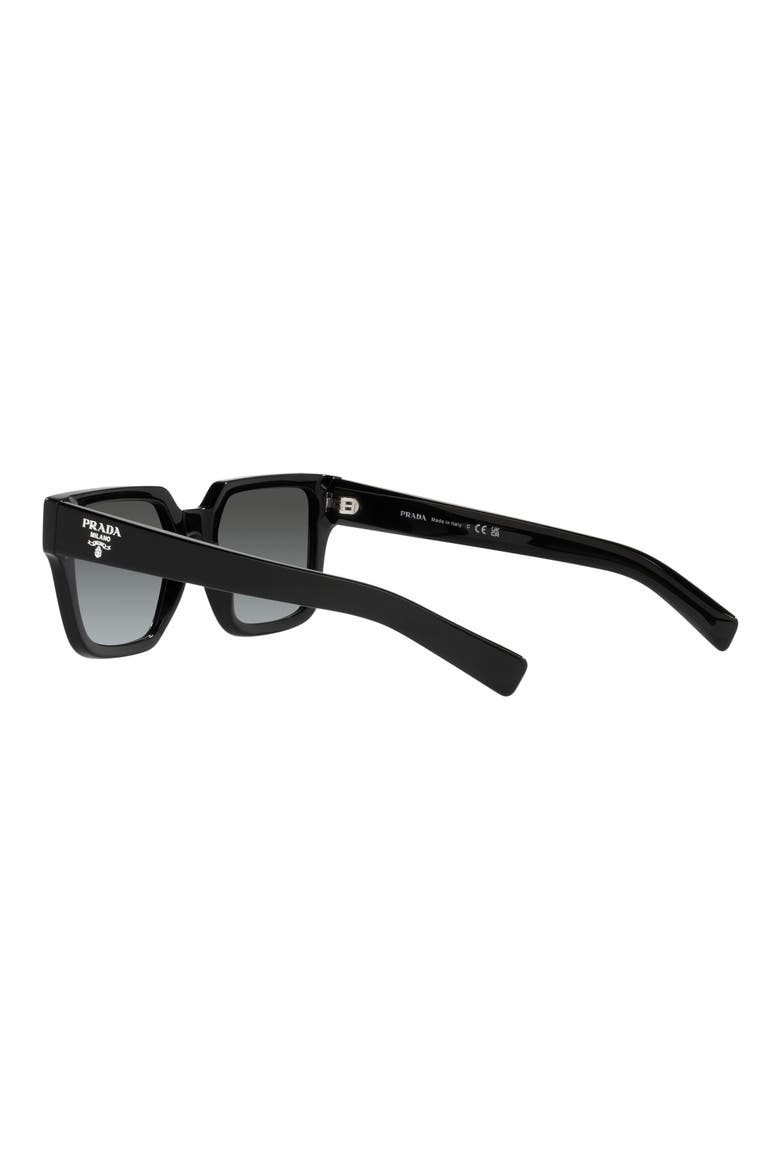 55mm Square Optical Glasses, Alternate, color, BLACK