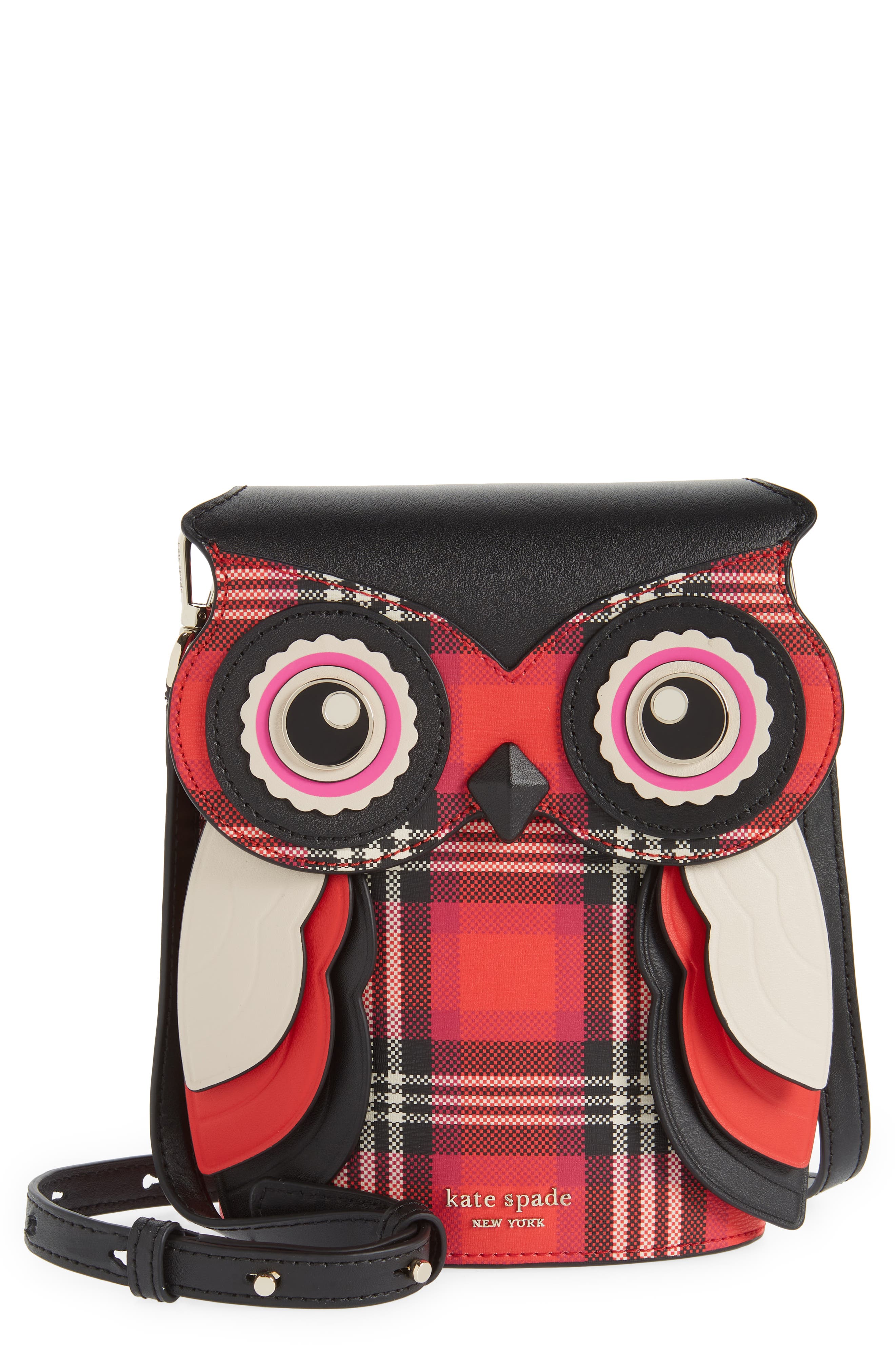 Kate Spade New York kate spade blinx foliage plaid handbag, Main, color, 