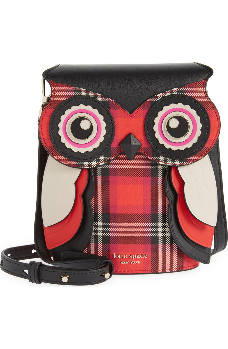 Kate Spade New York kate spade blinx foliage plaid handbag, Main, color,