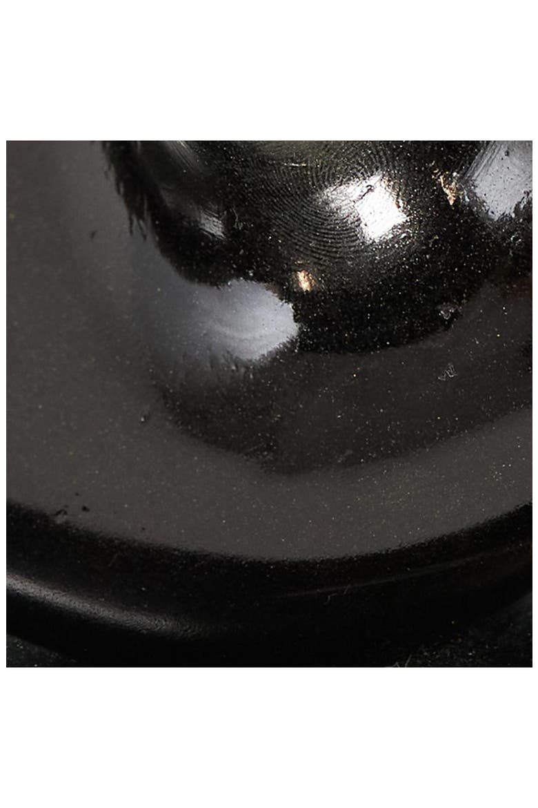 Set of 2 Aluminum Metal Candleholders, Alternate, color, BLACK