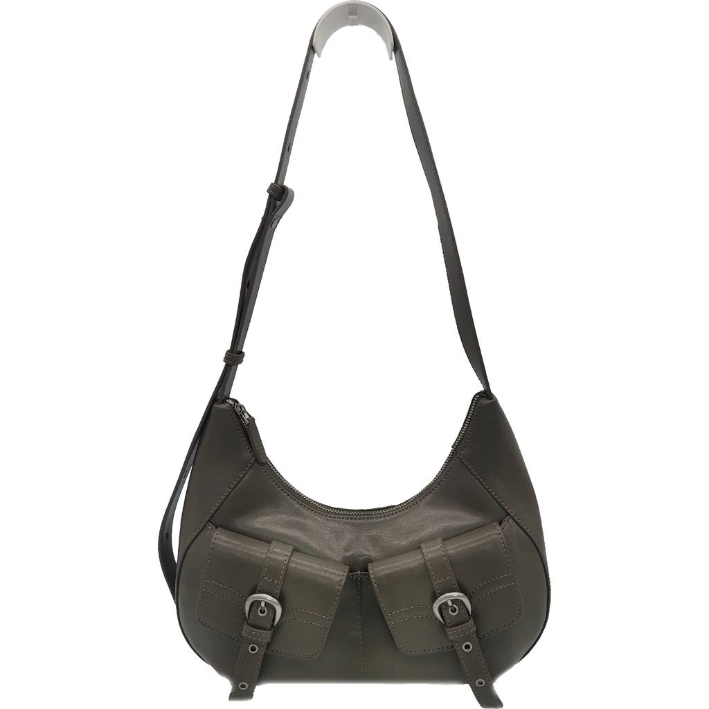 Oryany Rodeo Suede Shoulder Bag In Hazel