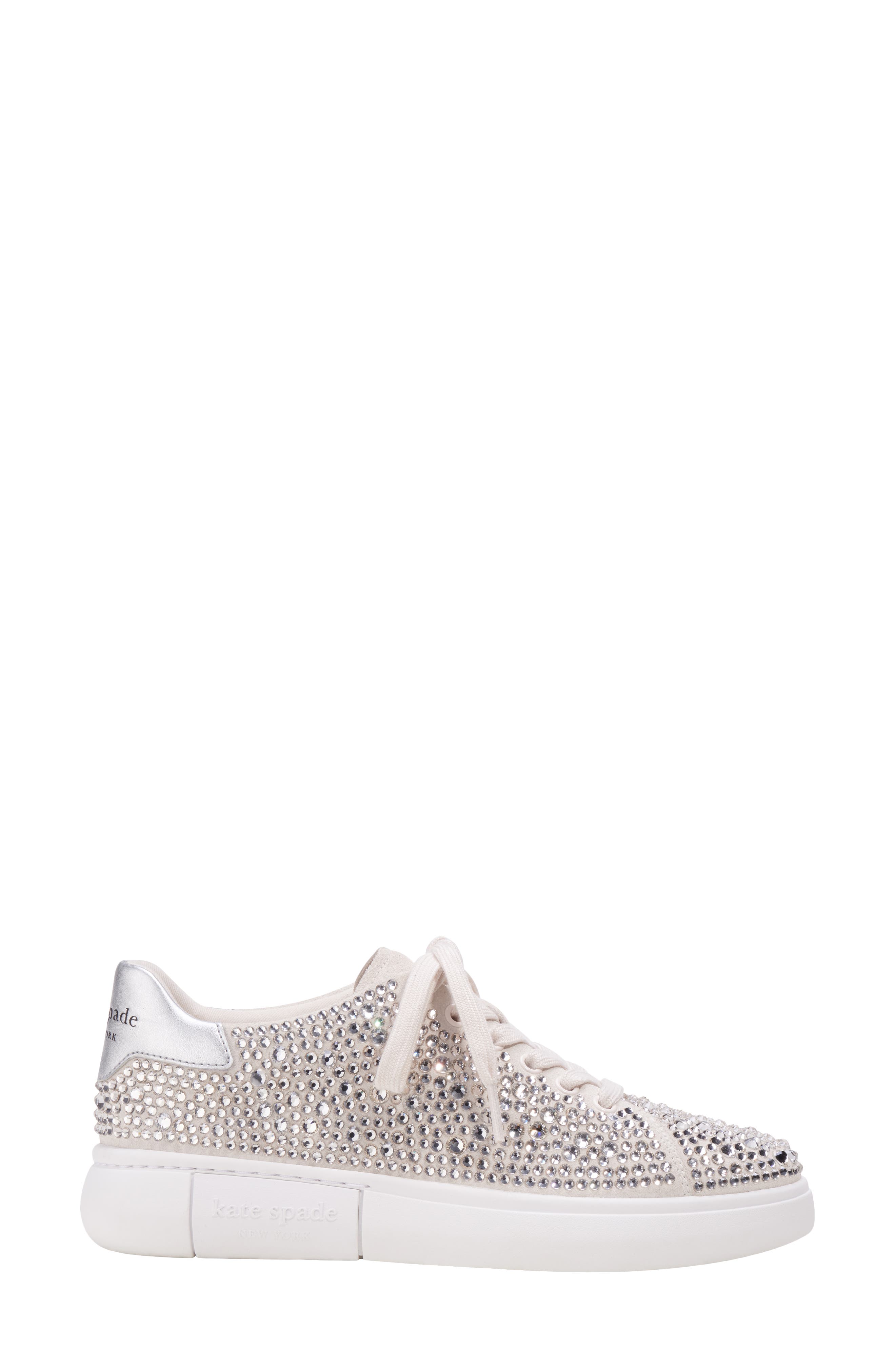 Kate Spade New York lift crystal sneaker, Alternate, color, 