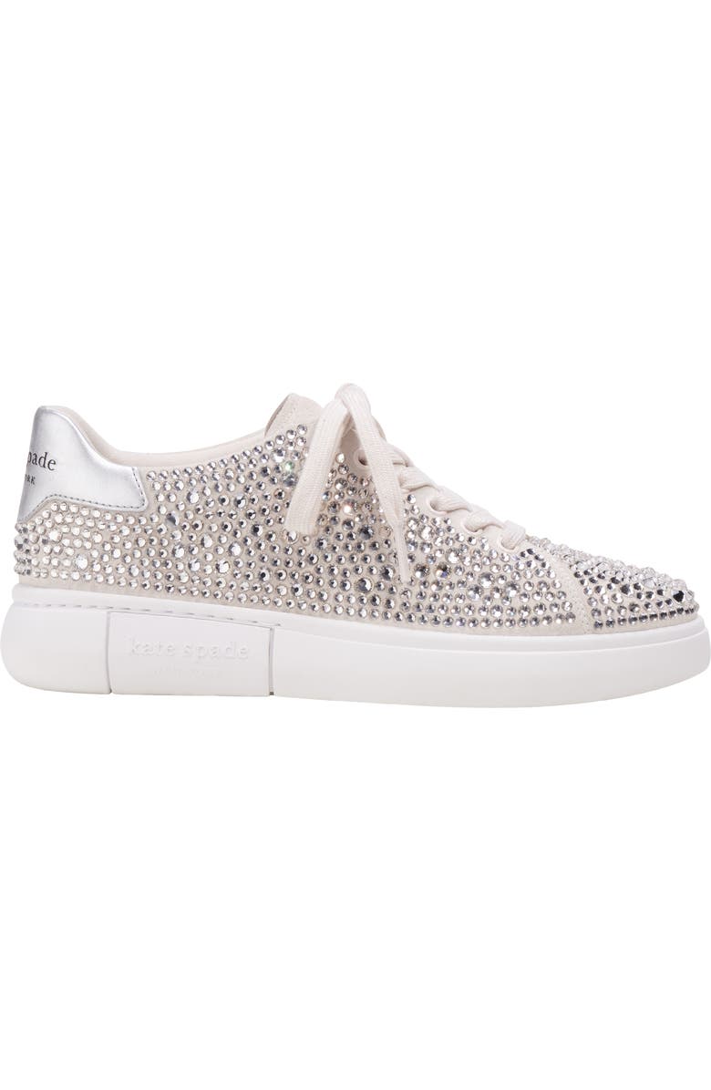 Kate Spade New York lift crystal sneaker, Alternate, color,