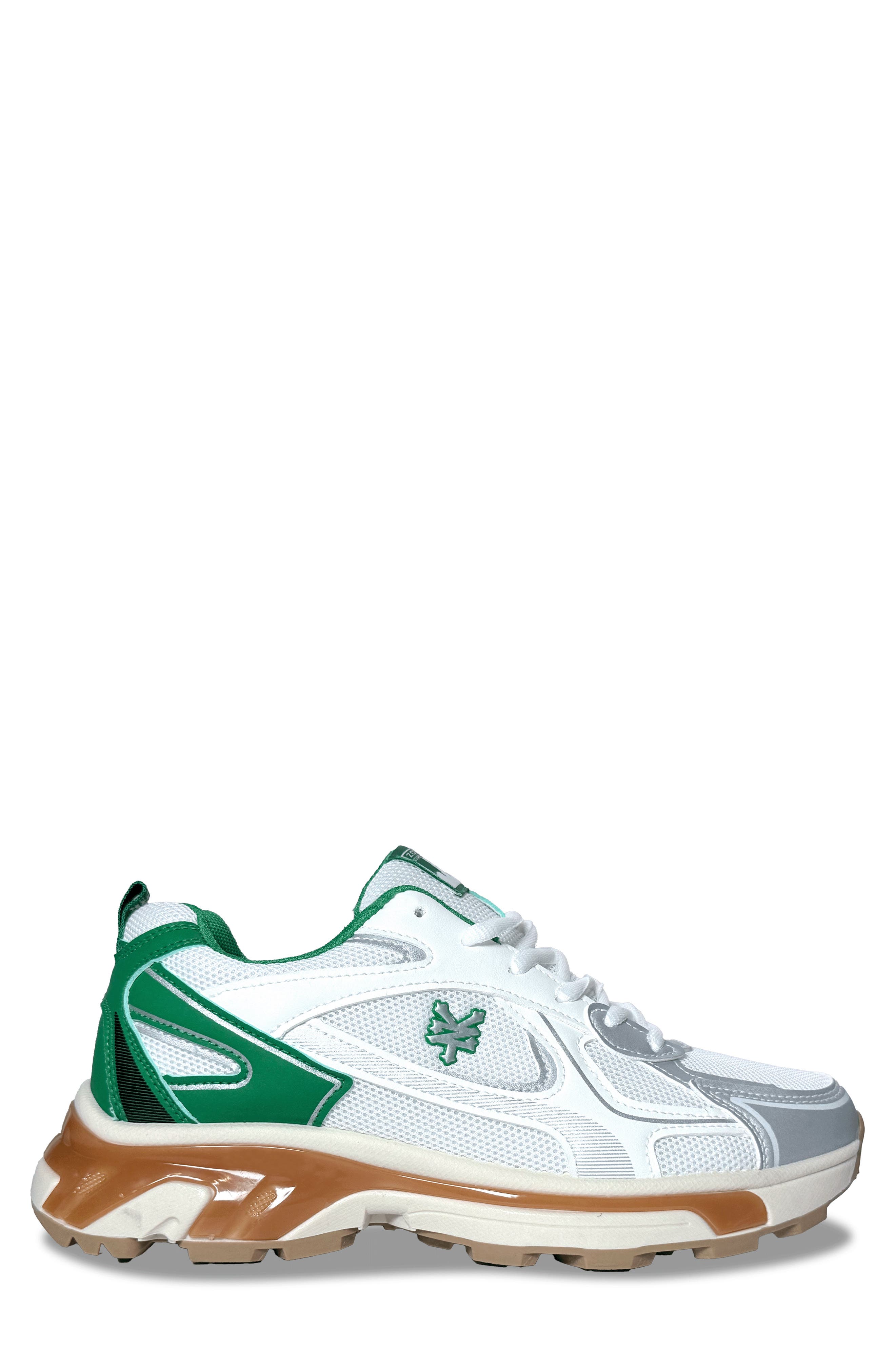 Charlie Sneaker, Alternate, color, GREEN