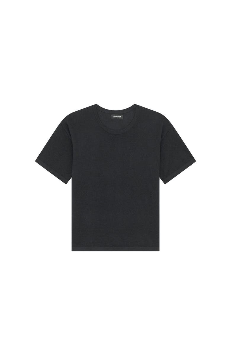 NAADAM Super Fine Cashmere T-Shirt, Alternate, color, Black