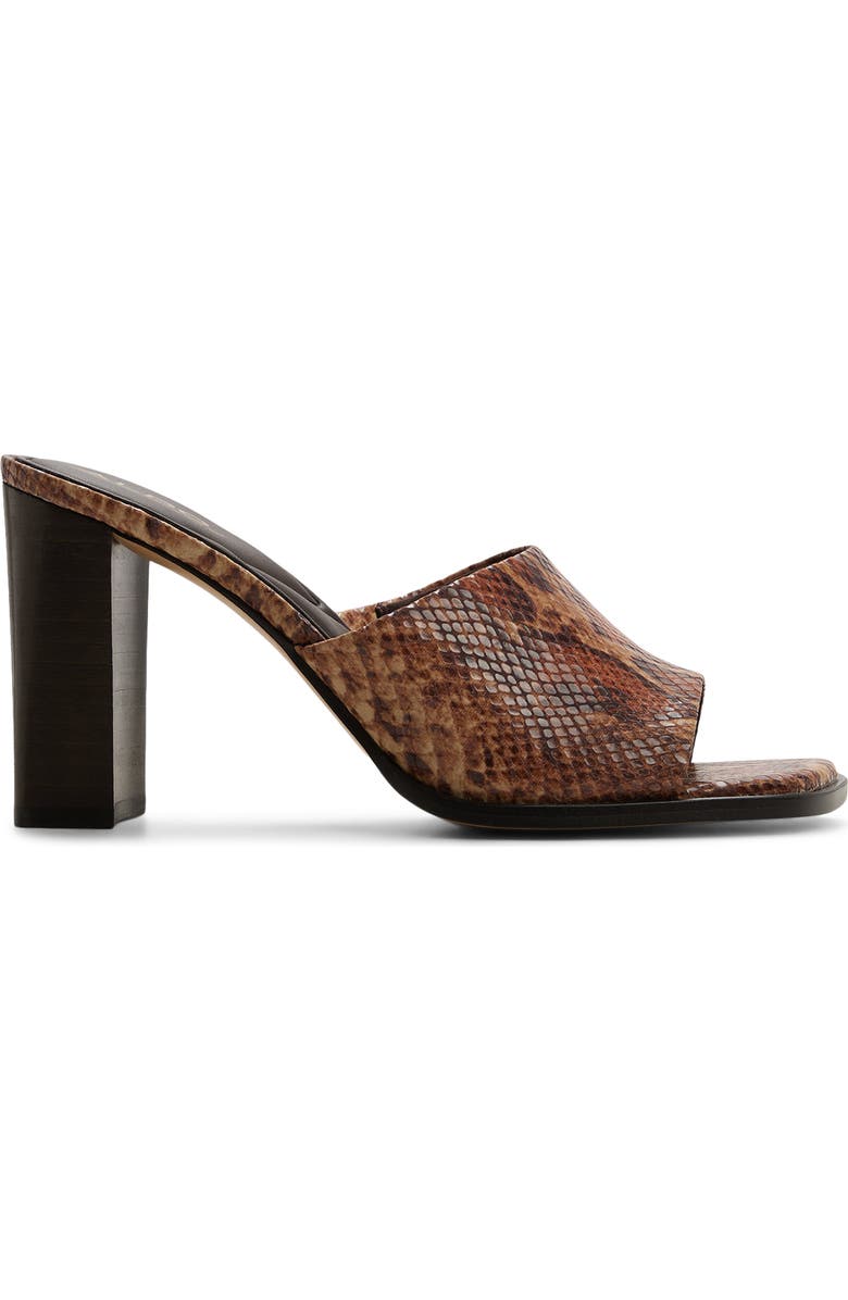 ALDO Sophia Slide Sandal, Alternate, color, Brown Multi