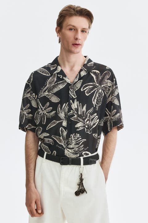 Relaxed-fit resort shirt