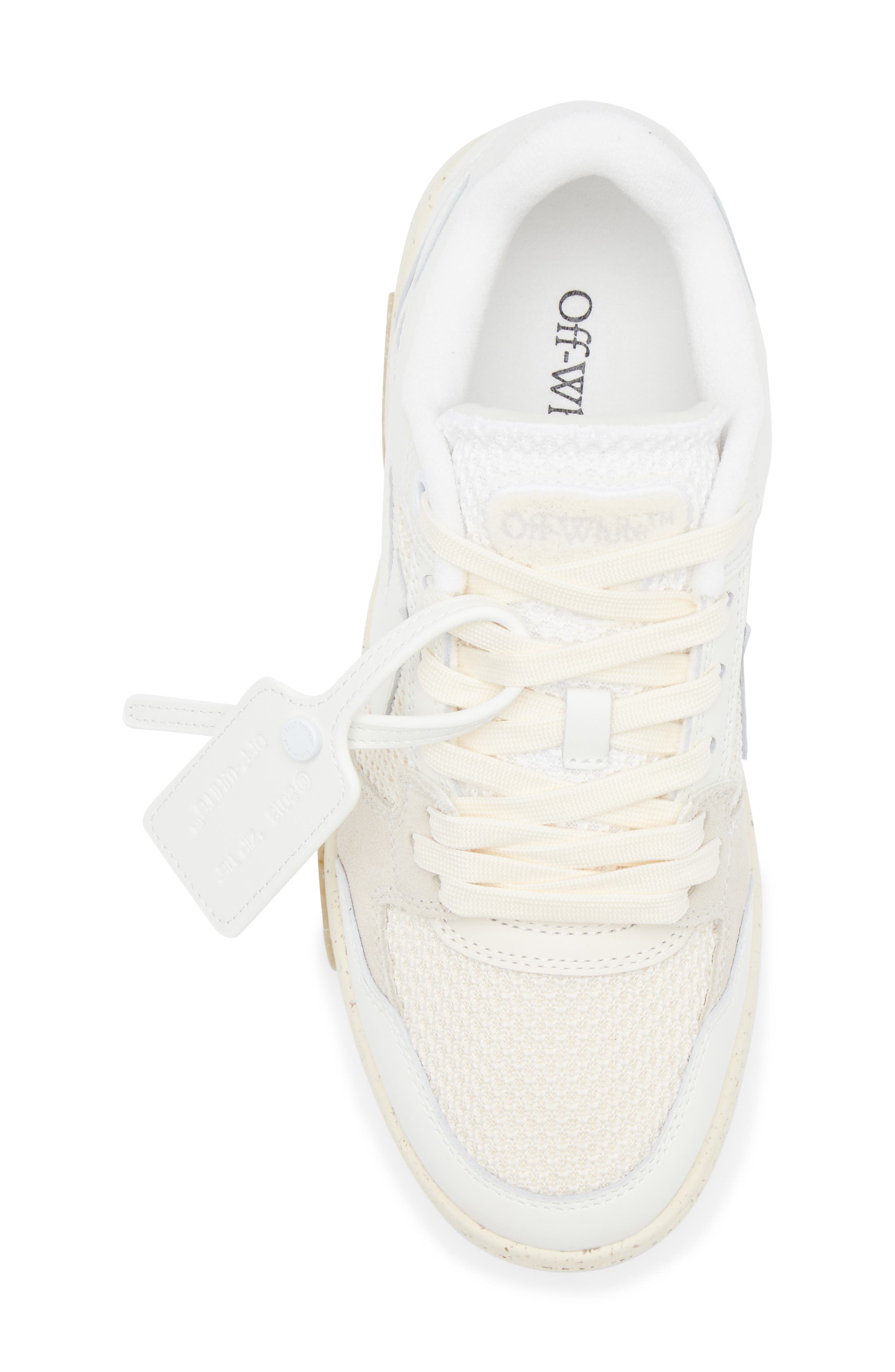 Off-White Slim Out of Office Sneaker, Alternate, color, White - Cream