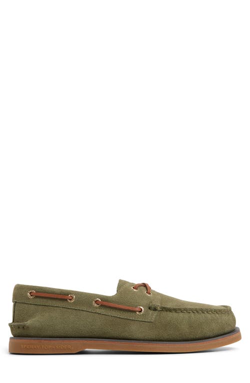 Sperry Top-sider® Gold Cup Authentic Original 2-eye Boat Shoe In Green