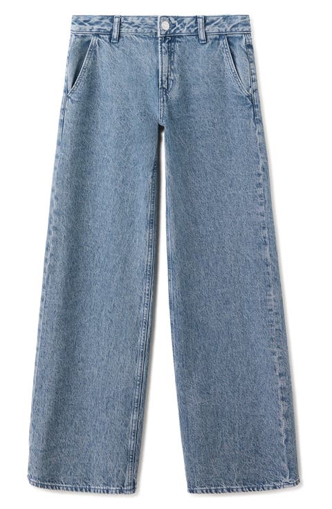 Low Waist Straight Leg Jeans