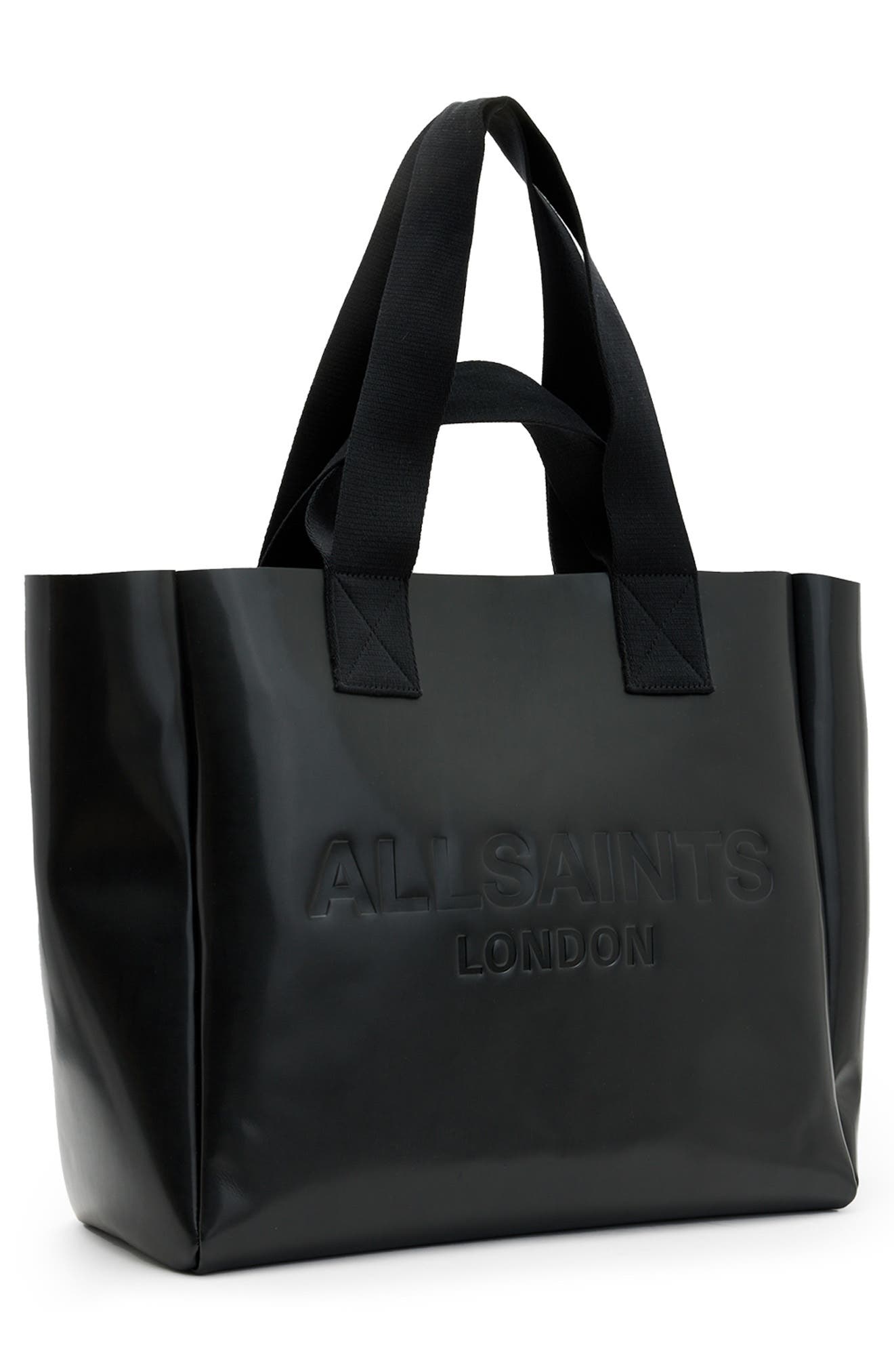 AllSaints Izzy Leather Tote, Alternate, color, 