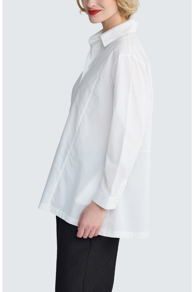 Lucida A-Line Shirt, Alternate, color, Ecru