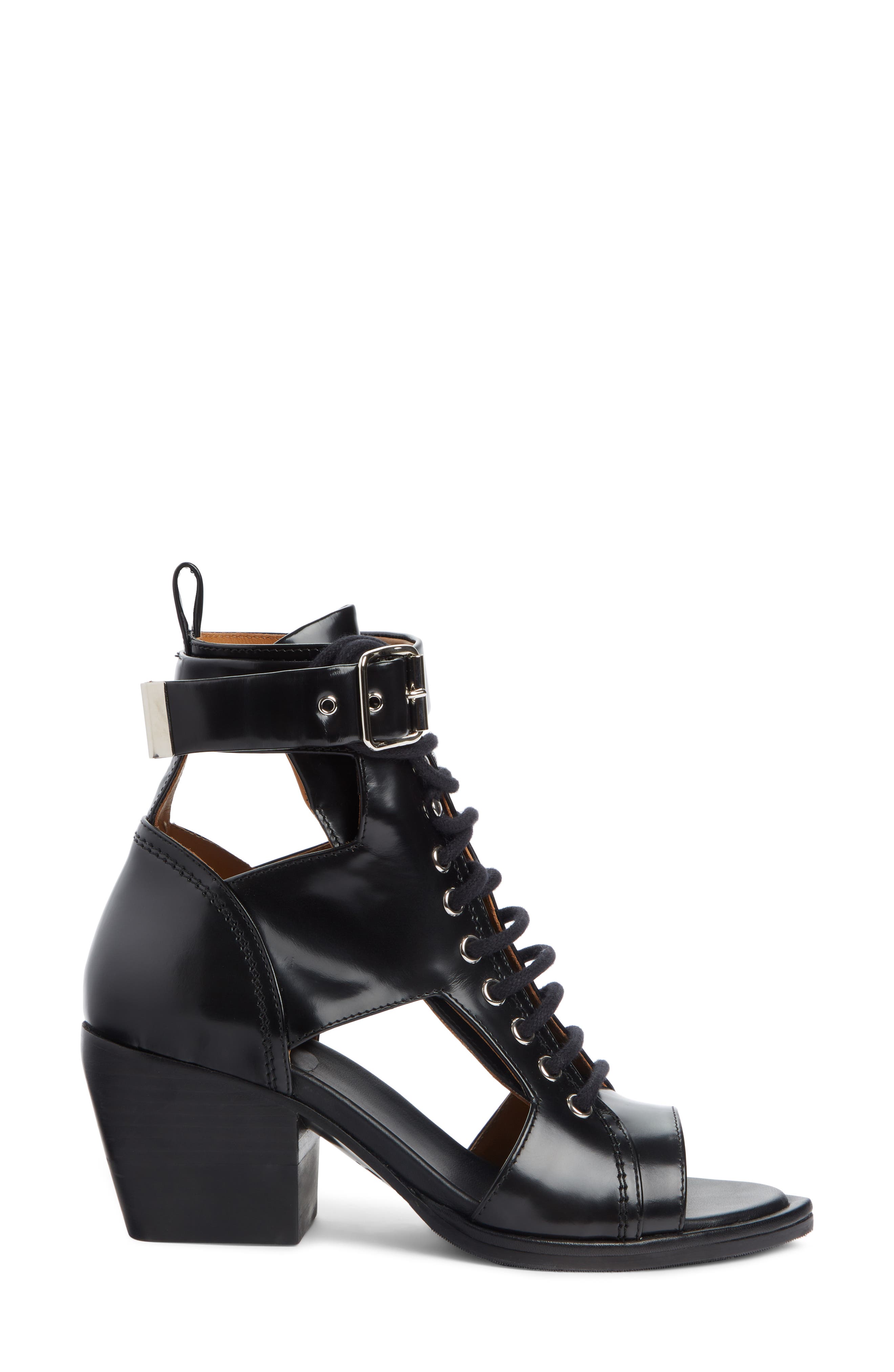 Chloé Rylee Cutout Open Toe Boot, Alternate, color, 