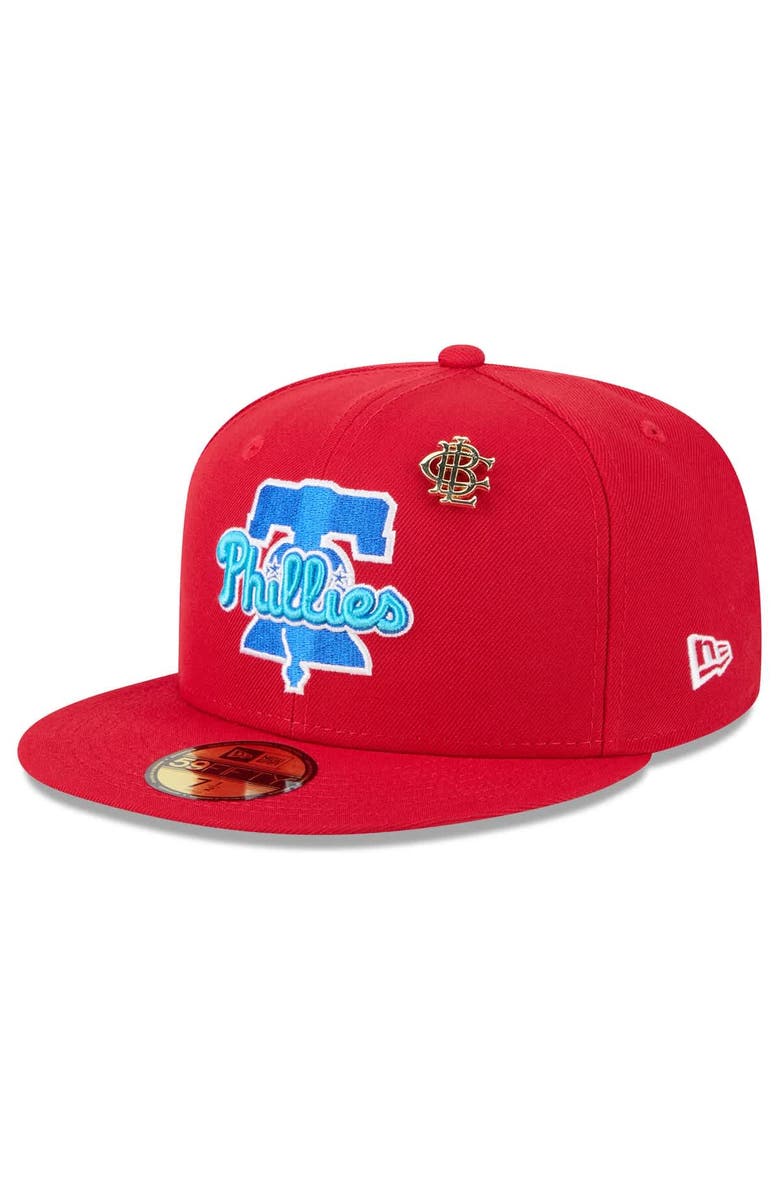 New Era Men's New Era  Red Philadelphia Phillies 2025 Big League Chew 59FIFTY Fitted Hat, Alternate, color, Red