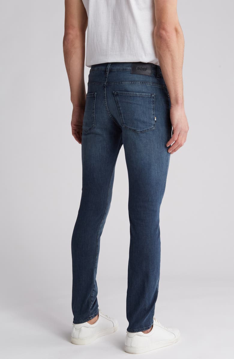HUGO Delaware Slim Leg Jeans, Alternate, color, 