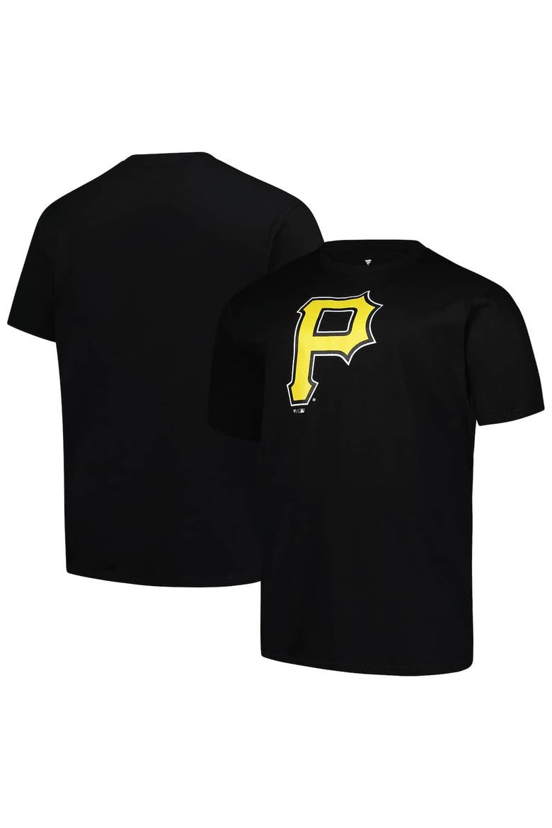 Men's Profile Black Pittsburgh Pirates Big & Tall Primary Logo T-Shirt, Main, color, Black