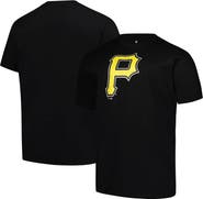 PROFILE Men's Profile Black Pittsburgh Pirates Big & Tall Primary Logo T-Shirt