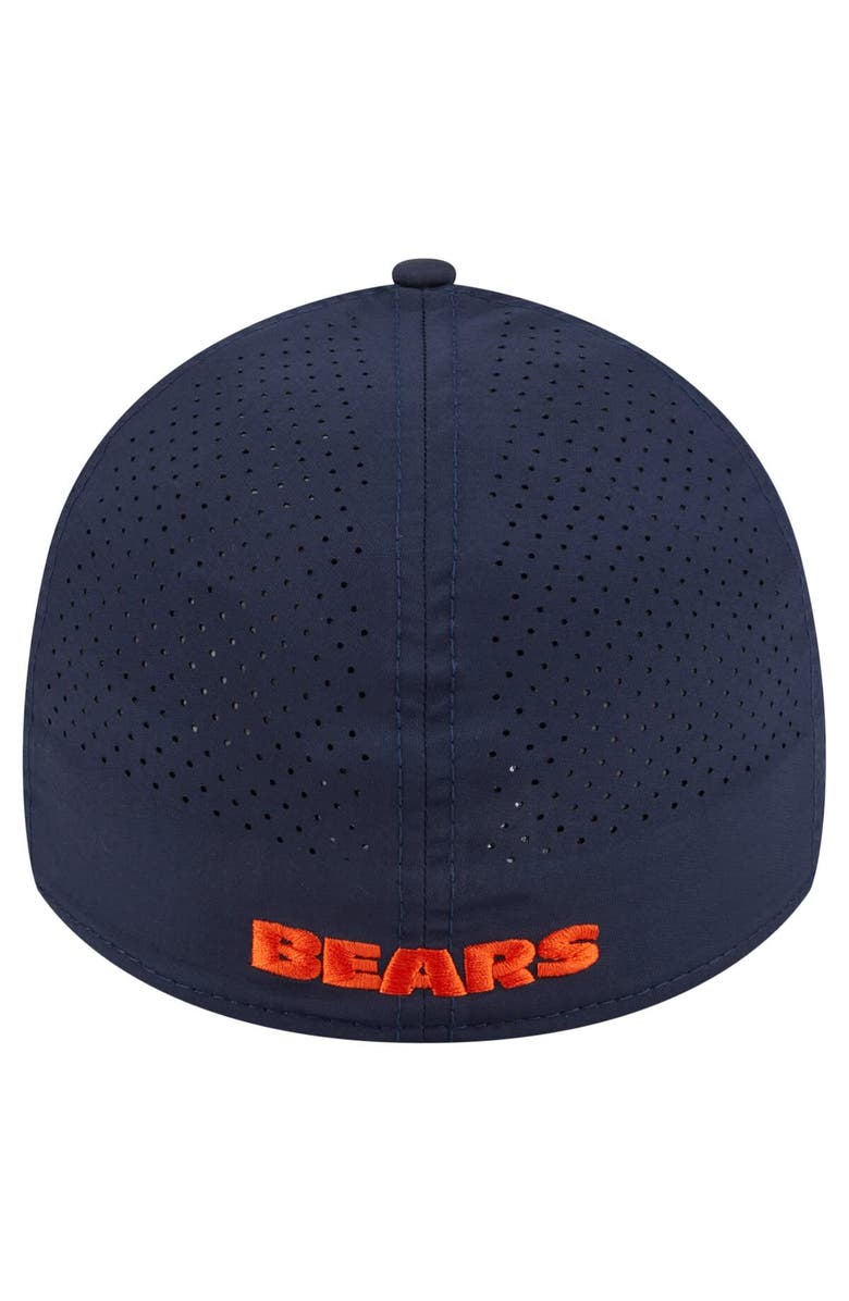 New Era Men's New Era Navy Chicago Bears Perforated 39THIRTY Flex Hat, Alternate, color, Navy