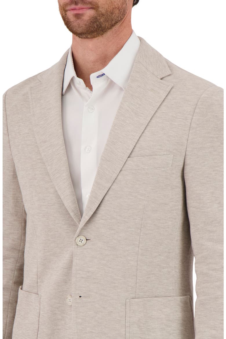 Unstructured Comfort Knit Cotton Blend Sport Coat, Alternate, color, TAN