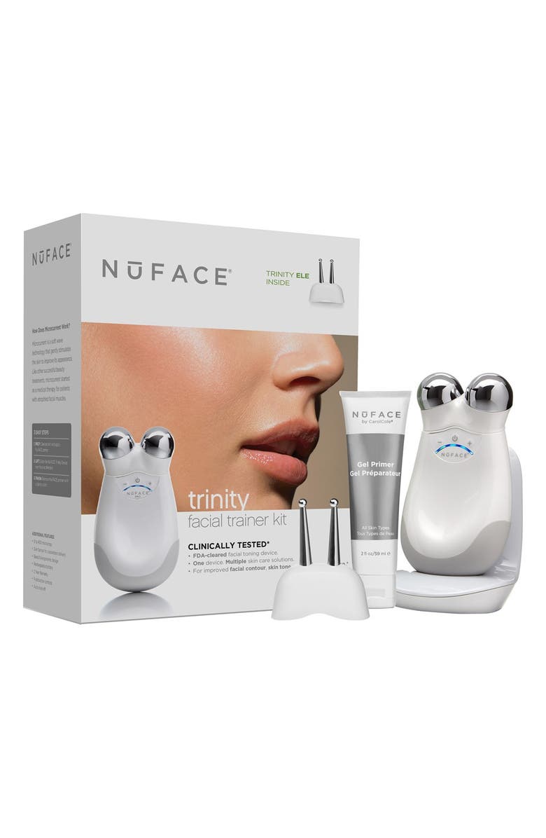 NuFACE<sup>®</sup> Trinity<sup>®</sup> Facial Trainer Kit + Trinity Eye & Lip Enhancer Attachment, Alternate, color, 