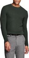 Billy Reid Martin Mini Waffle Crewneck Cotton & Cashmere Sweater