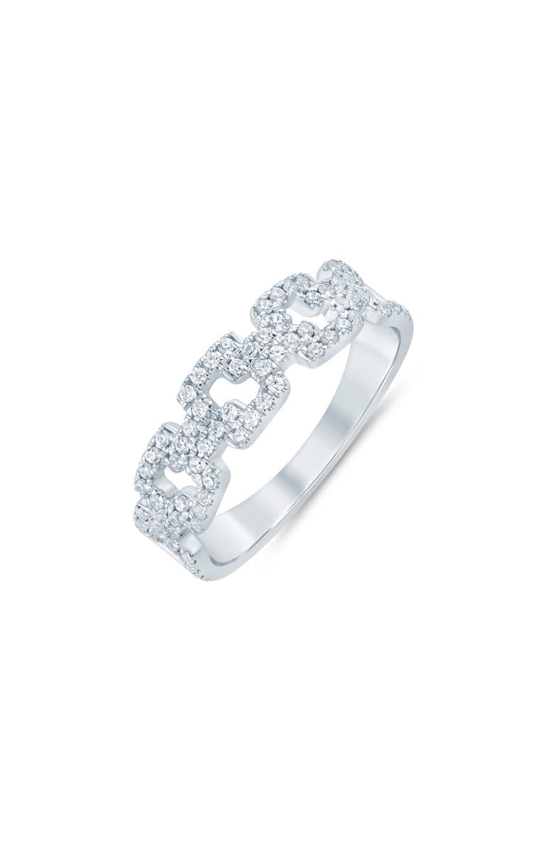 Truly Zac Posen Diamond Link Ring - 0.33ct., Main, color, 