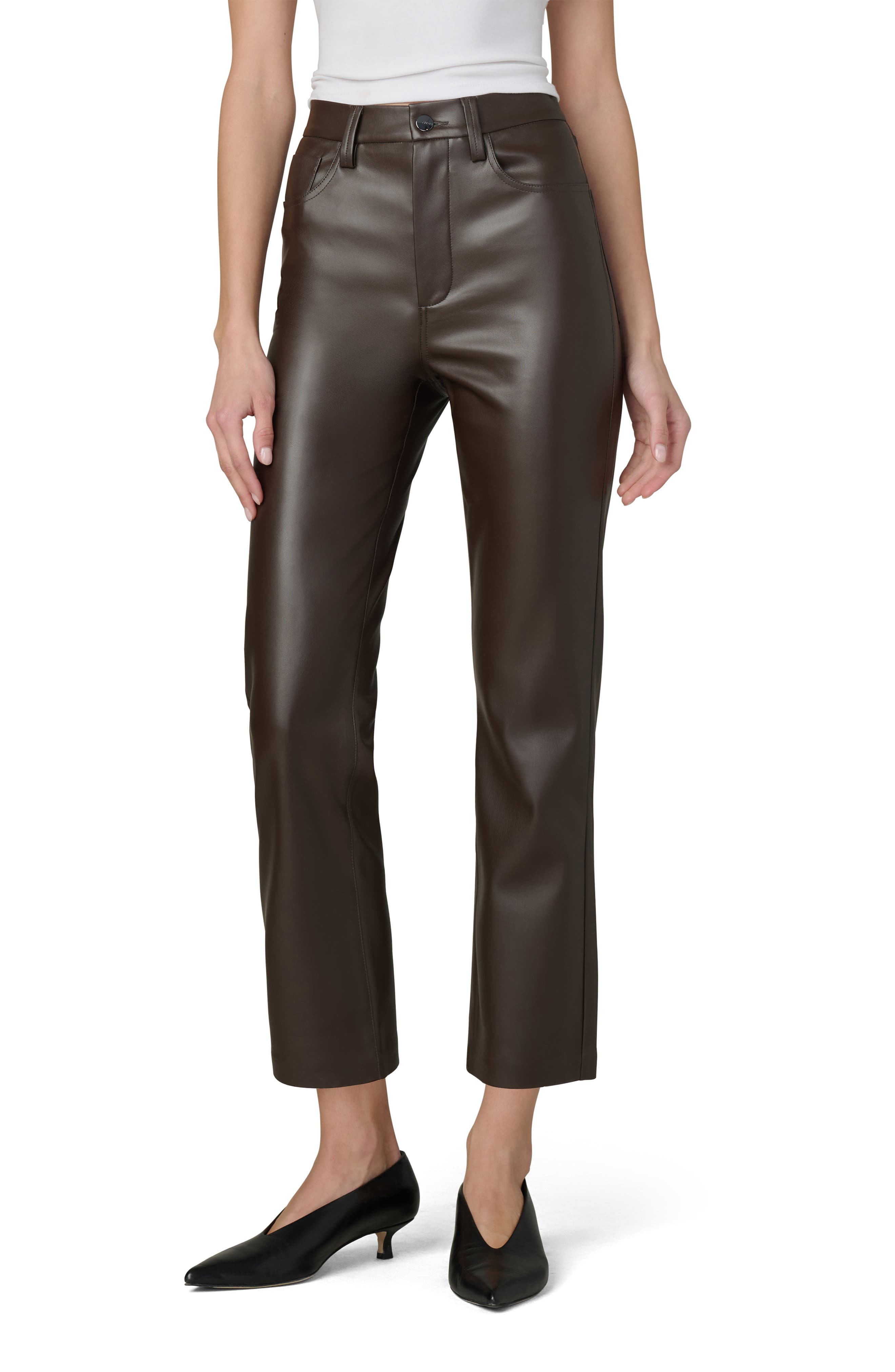 Joe's Lyra Slim Ankle Faux Leather Pants