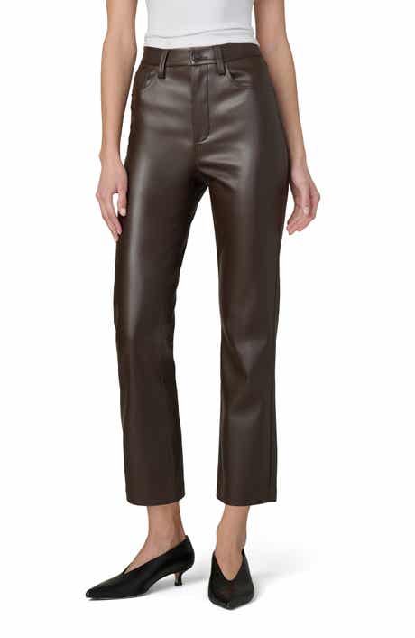 Joe's Lyra Slim Ankle Faux Leather Pants