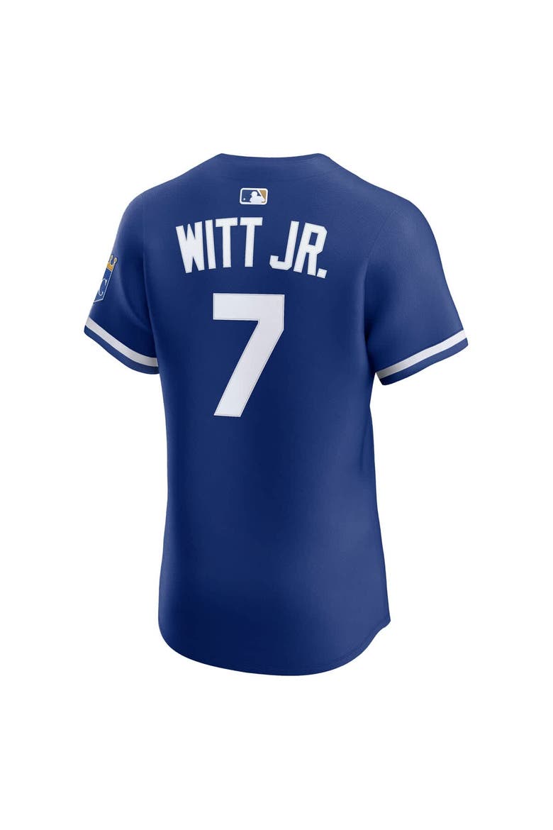 Men's Nike Bobby Witt Jr. Royal Kansas City Royals Alternate 2 Elite Player Jersey, Alternate, color, Royal