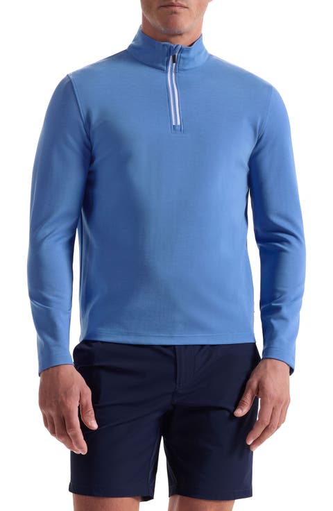 Solid Quarter Zip Pullover