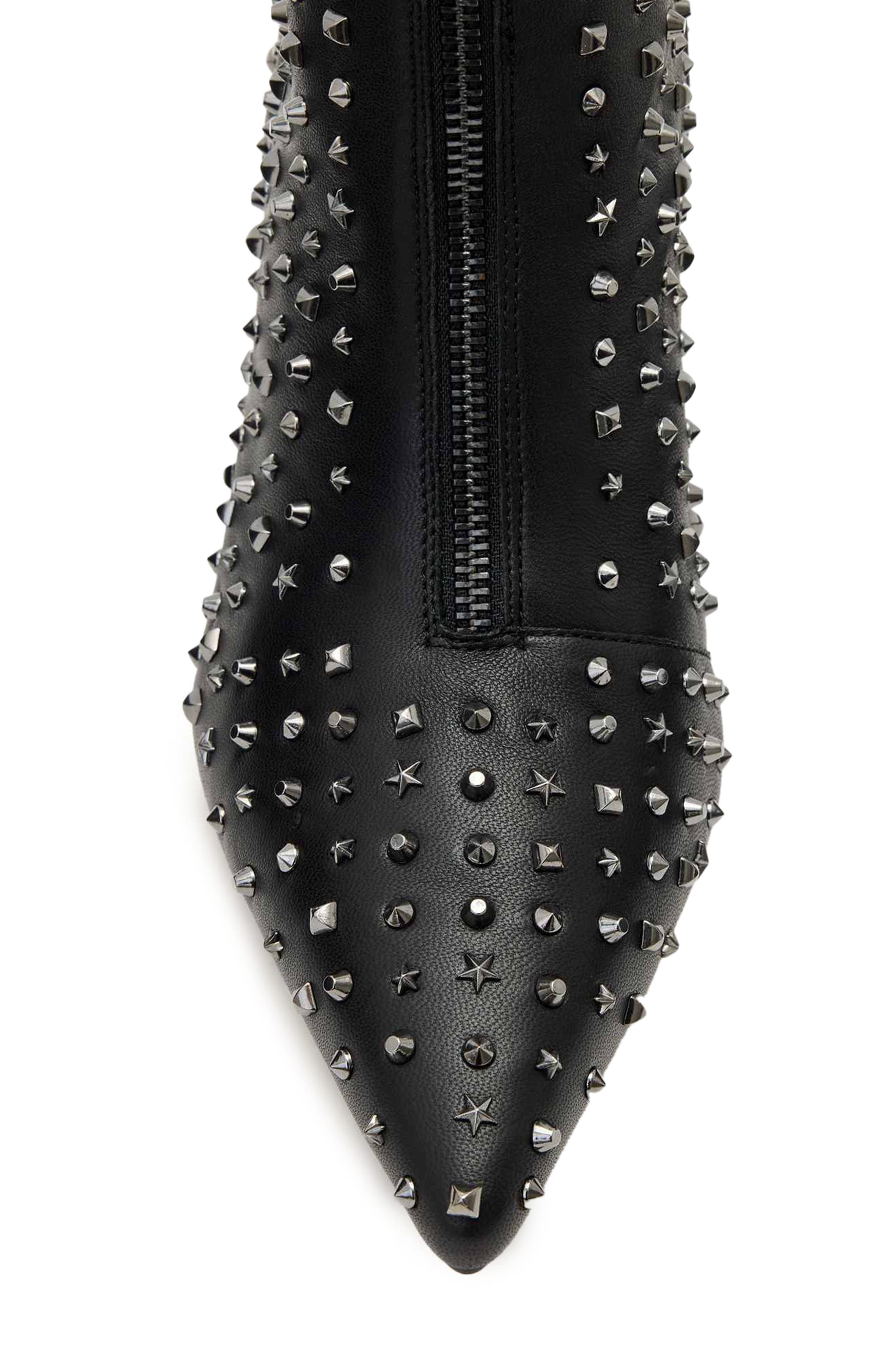 AllSaints Natasha Stud Bootie, Alternate, color, 