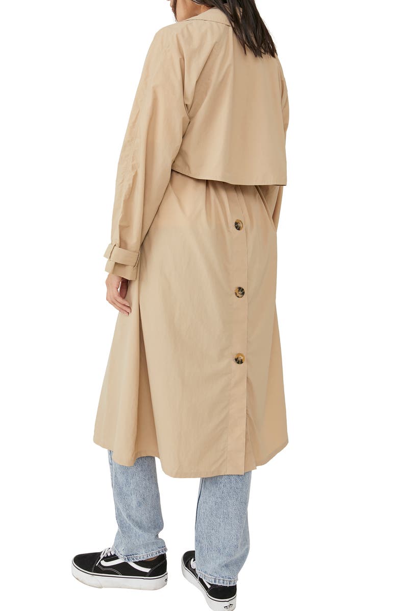 Free People We the Free Trench Coat, Alternate, color, 