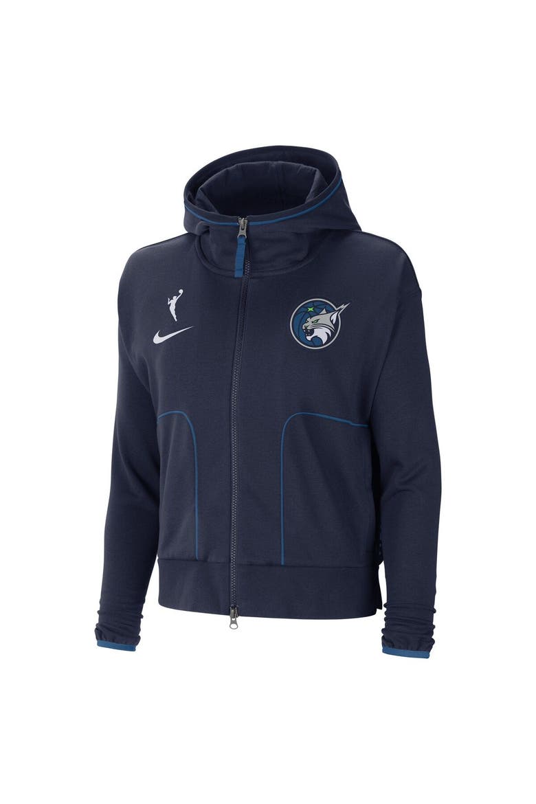 Women's Nike Navy Minnesota Lynx Full-Zip Knit Jacket, Alternate, color, Navy
