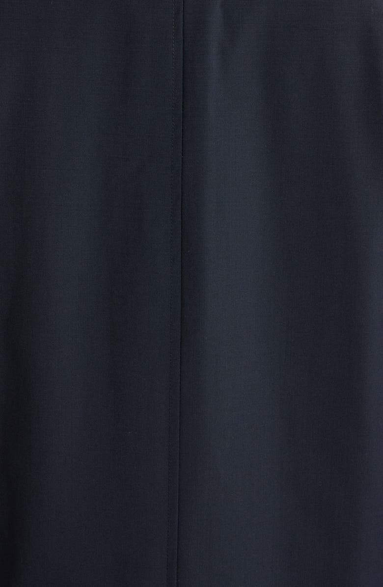 Nordstrom Mac Wool Raincoat, Alternate, color, Navy