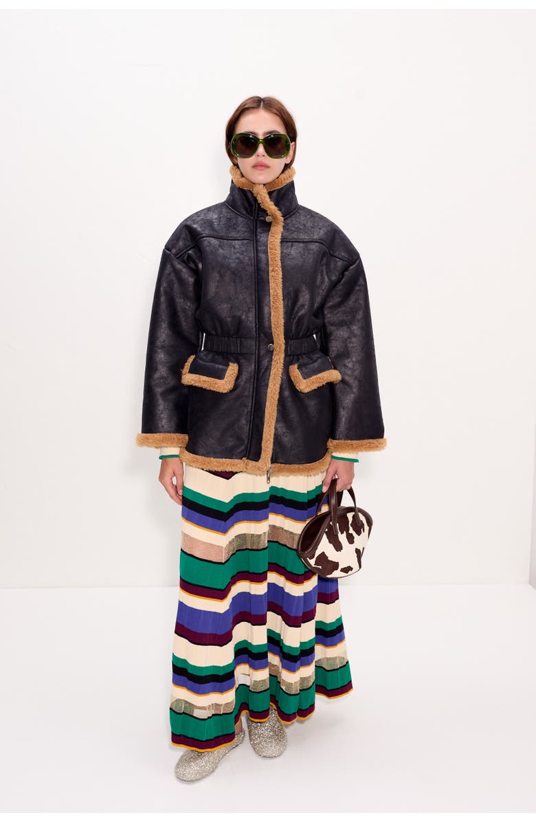 SIMONMILLER Yara Faux Shearling Jacket, Main, color,