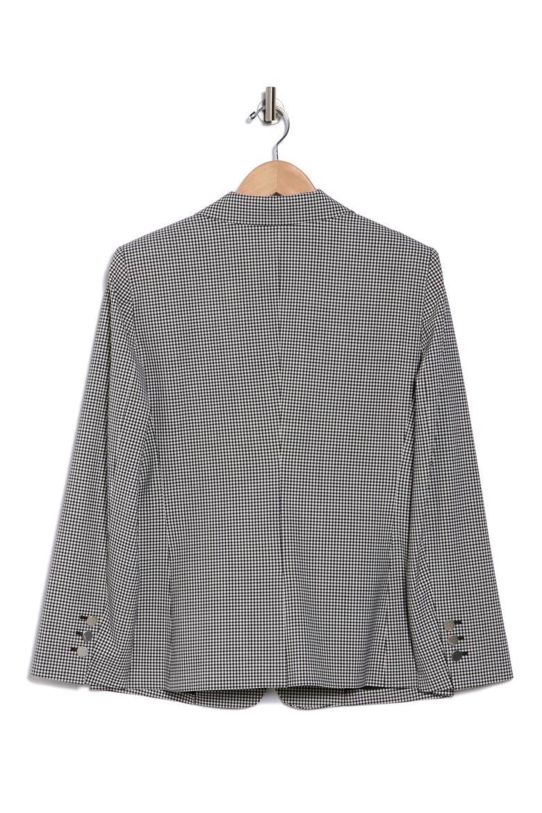 Stretch Wool Slim Fit Blazer Jacket, Alternate, color, BLACK MULTI