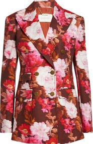 Zimmermann Luna Print Drill Jacket