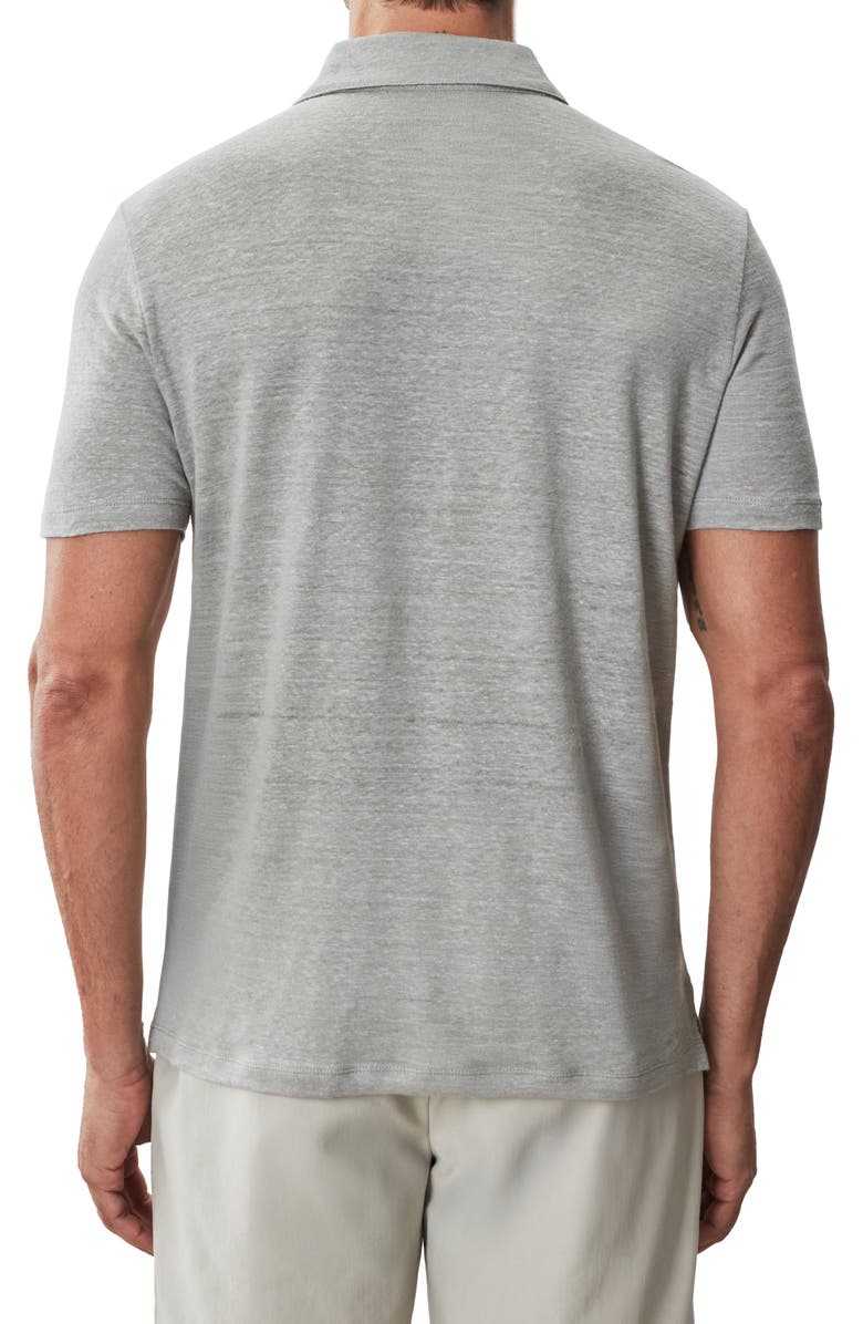 Robert Barakett Boyce Linen Polo, Alternate, color, Pastel Olive