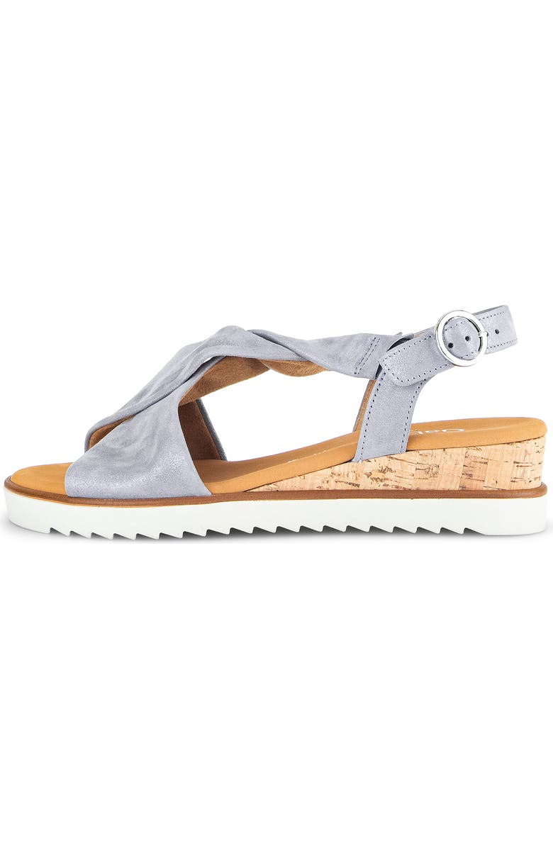 Gabor 42.751 Wedge Sandal, Alternate, color, Azur