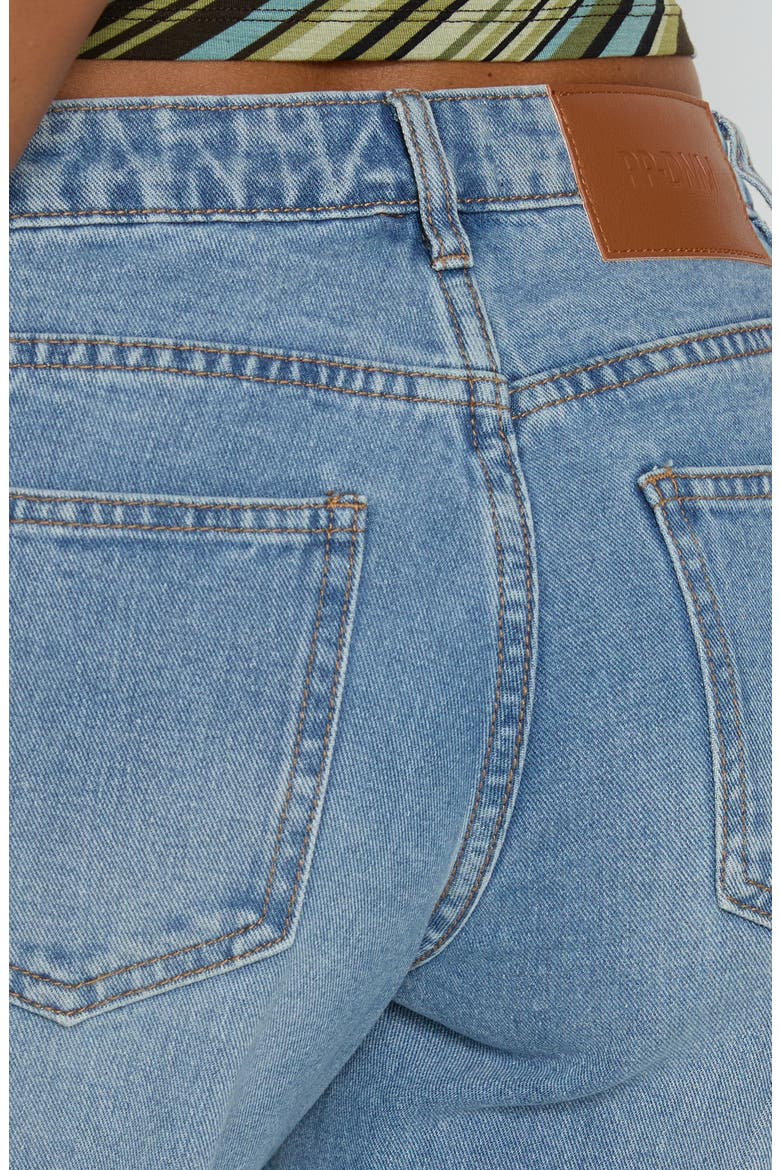Ramos Low Rise Wide Leg Jeans, Alternate, color, BRIGHT BLUE WASH