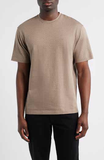 Geo Print Cotton Graphic T-Shirt