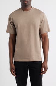 Emporio Armani Geo Print Cotton Graphic T-Shirt