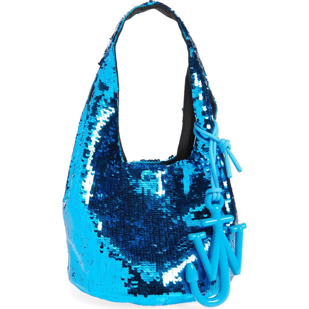 Jw Anderson W Anderson Womens Sequin-embellished Mini Plastic-blend Bag Aqua In 825 Aqua